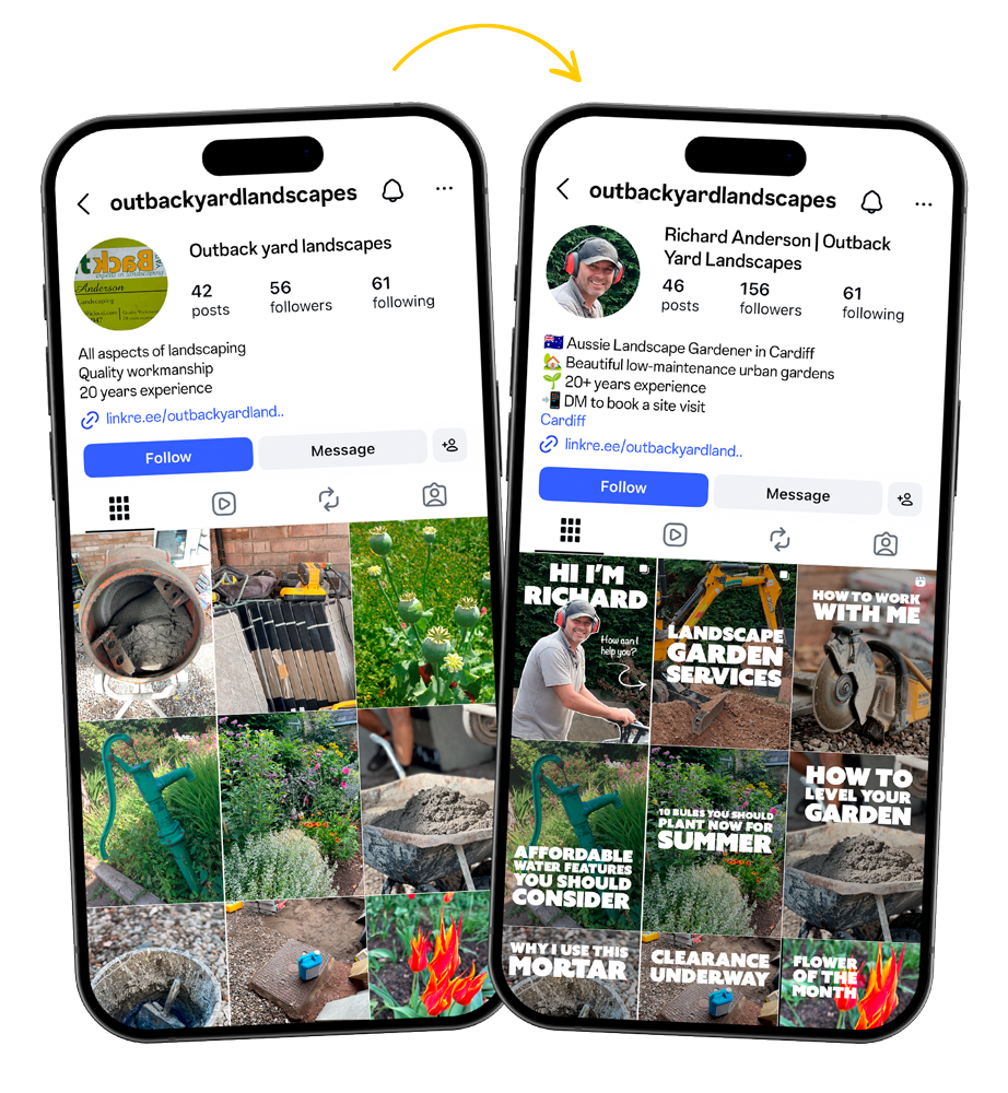 Before and After Instagram Tidy Up Before and After Instagram Tidy Up